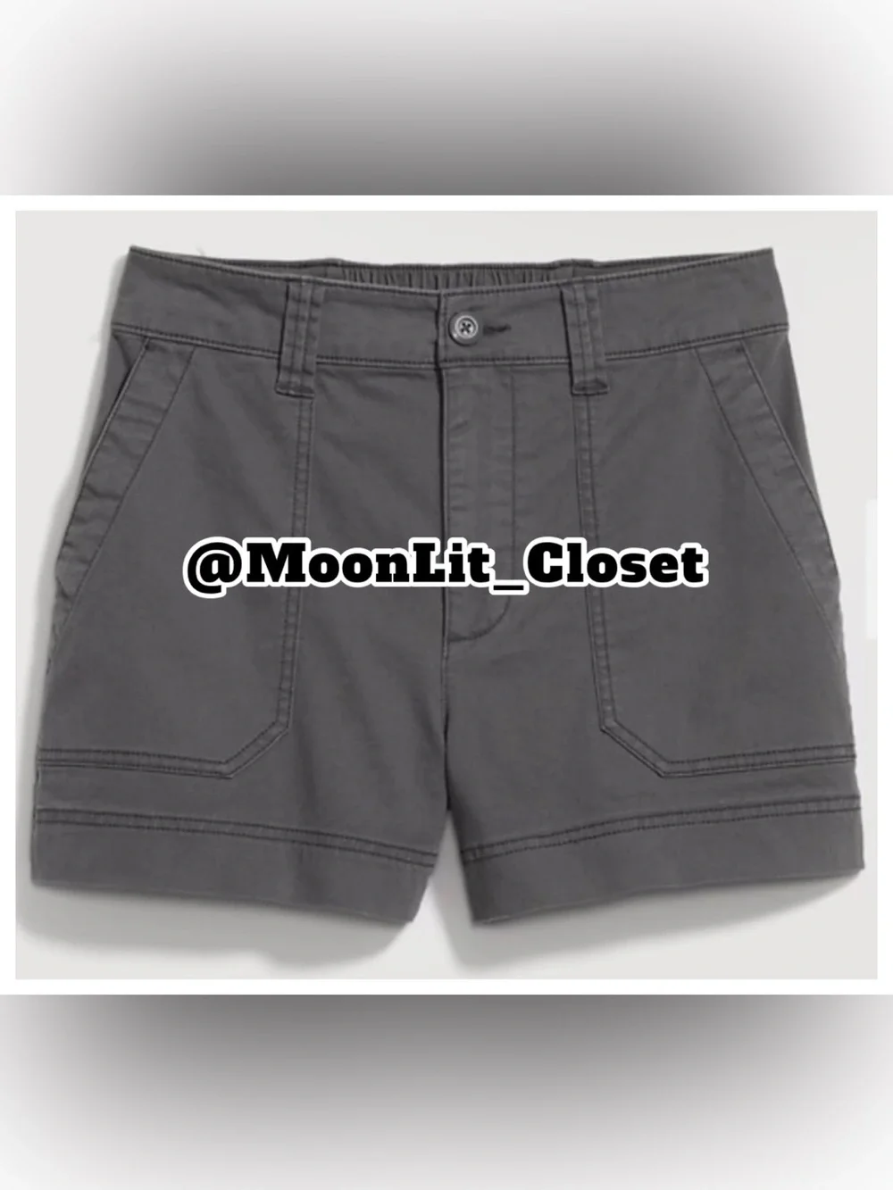 📦 Old Navy High-Waisted OGC Chino Shorts 4 inch inseam “DarkRoom”